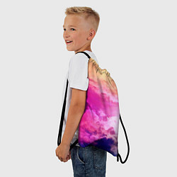 Рюкзак-мешок Разноцветное небо, цвет: 3D-принт — фото 2