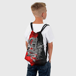 Рюкзак-мешок Дракон с катаной, цвет: 3D-принт — фото 2
