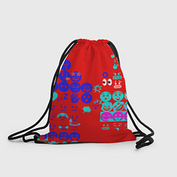 Рюкзак-мешок Смайлы для настроения, цвет: 3D-принт