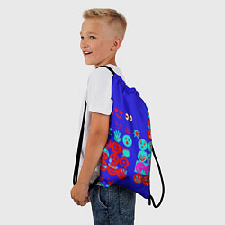 Рюкзак-мешок Смайлы из чата, цвет: 3D-принт — фото 2