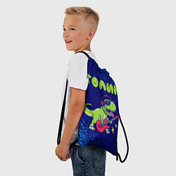 Рюкзак-мешок Толик рокозавр, цвет: 3D-принт — фото 2