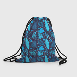 Рюкзак-мешок Экзотические листья, цвет: 3D-принт