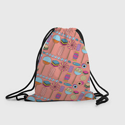 Рюкзак-мешок Сладкие конфетки, цвет: 3D-принт
