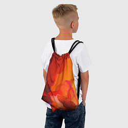 Рюкзак-мешок Красно-оранжевый камень, цвет: 3D-принт — фото 2