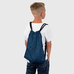 Рюкзак-мешок Синий абстракция полосы, цвет: 3D-принт — фото 2