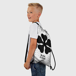 Рюкзак-мешок Black Clover glitch на светлом фоне, цвет: 3D-принт — фото 2