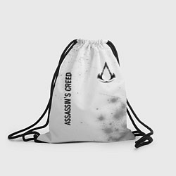 Рюкзак-мешок Assassins Creed glitch на светлом фоне: надпись, с, цвет: 3D-принт