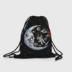 Рюкзак-мешок Космические качели - череп, цвет: 3D-принт