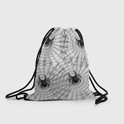 Рюкзак-мешок Паутина и рой пауков, цвет: 3D-принт
