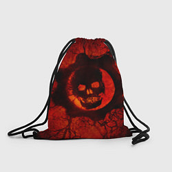 Рюкзак-мешок Gears of War красный, цвет: 3D-принт