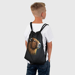 Рюкзак-мешок Вышивка Капибара, цвет: 3D-принт — фото 2