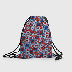 Рюкзак-мешок Цветы России, цвет: 3D-принт