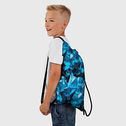 Рюкзак-мешок Кристаллическая текстура, цвет: 3D-принт — фото 2