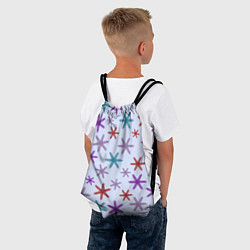 Рюкзак-мешок Веточки орнамент, цвет: 3D-принт — фото 2