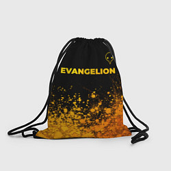 Мешок для обуви Evangelion - gold gradient: символ сверху