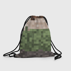 Рюкзак-мешок Пиксельная текстура, цвет: 3D-принт