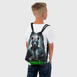 Рюкзак-мешок Payday 3 bear, цвет: 3D-принт — фото 2