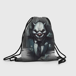 Рюкзак-мешок Payday 3 wolf, цвет: 3D-принт