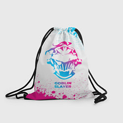 Рюкзак-мешок Goblin Slayer neon gradient style, цвет: 3D-принт