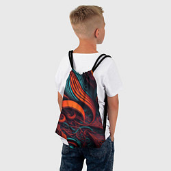 Рюкзак-мешок Витиеватые узоры, цвет: 3D-принт — фото 2