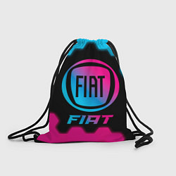 Рюкзак-мешок Fiat - neon gradient, цвет: 3D-принт