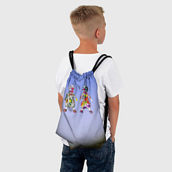 Рюкзак-мешок Два чудаковатых клоуна, цвет: 3D-принт — фото 2