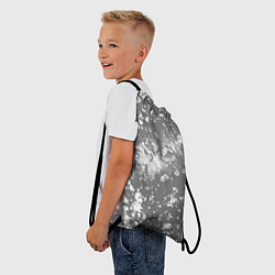Рюкзак-мешок Волчий взгляд серый, цвет: 3D-принт — фото 2