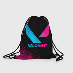 Рюкзак-мешок Valorant - neon gradient, цвет: 3D-принт