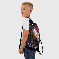 Рюкзак-мешок Ким Джису Блэкпинк, цвет: 3D-принт — фото 2