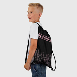 Рюкзак-мешок Blackpink - art contour, цвет: 3D-принт — фото 2