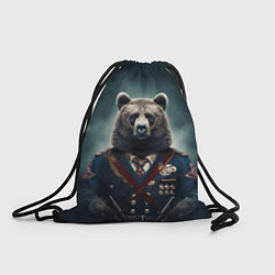 Рюкзак-мешок Русский медведь от нейросети, цвет: 3D-принт