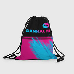 Рюкзак-мешок DanMachi - neon gradient: символ сверху, цвет: 3D-принт