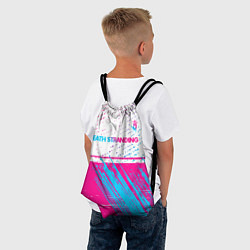 Рюкзак-мешок Death Stranding neon gradient style: символ сверху, цвет: 3D-принт — фото 2