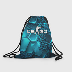 Рюкзак-мешок Ледяные разломленные плиты CS GO, цвет: 3D-принт