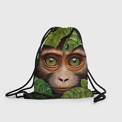 Рюкзак-мешок Обезьяна в джунглях, цвет: 3D-принт