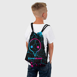 Рюкзак-мешок Evangelion - neon gradient, цвет: 3D-принт — фото 2