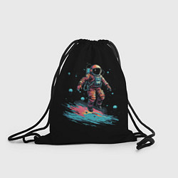 Рюкзак-мешок Летящий космонавт, цвет: 3D-принт
