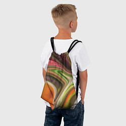 Рюкзак-мешок Waves colors, цвет: 3D-принт — фото 2