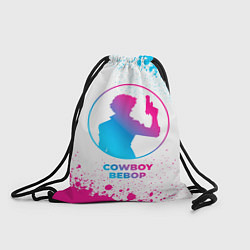 Рюкзак-мешок Cowboy Bebop neon gradient style, цвет: 3D-принт