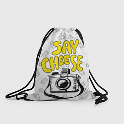 Рюкзак-мешок Say cheese, цвет: 3D-принт