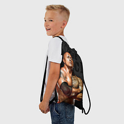 Рюкзак-мешок Dwayne - Johnson, цвет: 3D-принт — фото 2