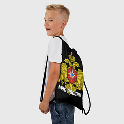 Рюкзак-мешок МЧС России - герб, цвет: 3D-принт — фото 2