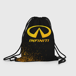 Рюкзак-мешок Infiniti - gold gradient, цвет: 3D-принт