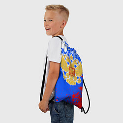 Рюкзак-мешок Триколор рф и герб, цвет: 3D-принт — фото 2
