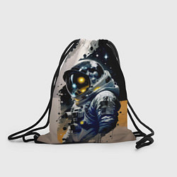 Рюкзак-мешок Космонавт в скафандре - набросок, цвет: 3D-принт