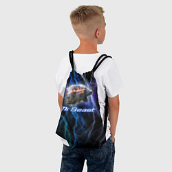 Рюкзак-мешок Мистер Бист - молнии, цвет: 3D-принт — фото 2
