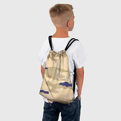 Рюкзак-мешок Камуфляжный узор веенний, цвет: 3D-принт — фото 2