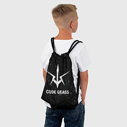 Рюкзак-мешок Code Geass glitch на темном фоне, цвет: 3D-принт — фото 2
