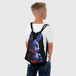 Рюкзак-мешок Злой Бонни, цвет: 3D-принт — фото 2