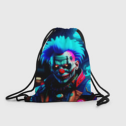 Рюкзак-мешок Злой клоун киберпанк, цвет: 3D-принт